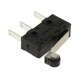 Microîntrerupător cu Manetă și Rulou 3A/250VAC | Electronic-mag.ro | Componente Electronice