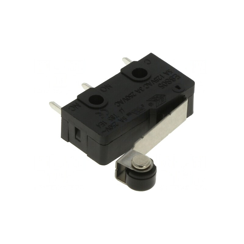 Microîntrerupător cu Manetă și Rolă 3A/250VAC | Electronic-mag.ro | Componente Electronice