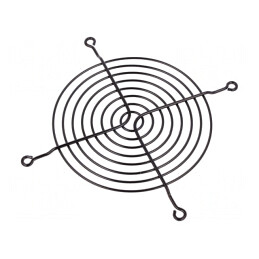 Protecție metalică neagră 127x127mm cu șuruburi | Electronic-mag.ro | Componente Electronice
