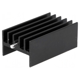 Radiator Negru TO220 40x23.3x16.5mm | Electronic-mag.ro | Componente Electronice