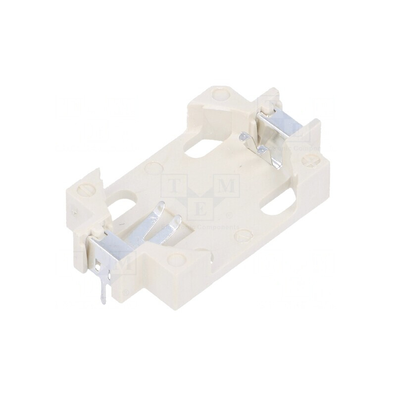 Soclu Baterie CR2025/CR2032 THT Orizontală | Electronic-mag.ro | Componente Electronice