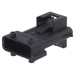 Conector Automotive JPT Tată Mufă pe Cablu 4 Pini Negru | Electronic-mag.ro | Componente Electronice