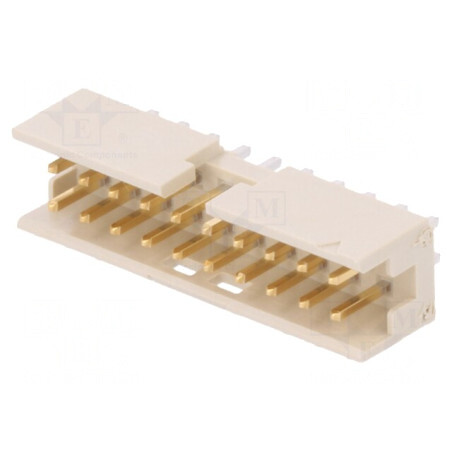 Soclu Cablu-Placă Minitek 2mm 20 PIN PCB 2A THT | Electronic-mag.ro | Componente Electronice