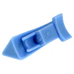 Indicator poliamidă albastră fixare prin apăsare | Electronic-mag.ro | Componente Electronice