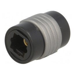 Conector Toslink Fibră Optică Dublu Mamă | Electronic-mag.ro | Componente Electronice