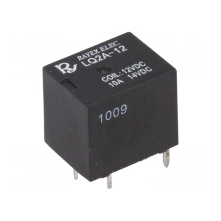 Releu Electromagnetic SPST-NO 12VDC 10A PCB | Electronic-mag.ro | Componente Electronice