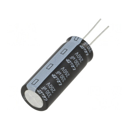 Condensator Electrolitic THT 330uF 250V 18x45mm | Electronic-mag.ro | Componente Electronice