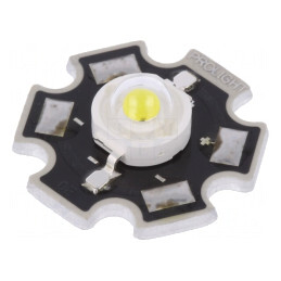 LED Putere Alb Rece 3W 700mA 130° | Electronic-mag.ro | Componente Electronice