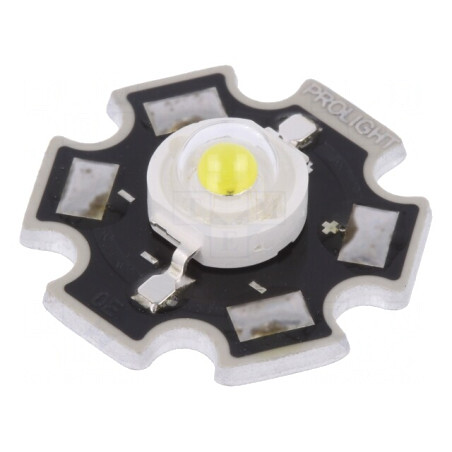 LED Putere Alb Rece 3W 700mA 130° | Electronic-mag.ro | Componente Electronice