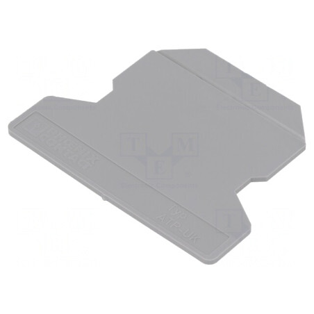 Placă de Separare Gri Poliamidă UK2.5/UK4/UK6 | Electronic-mag.ro | Componente Electronice