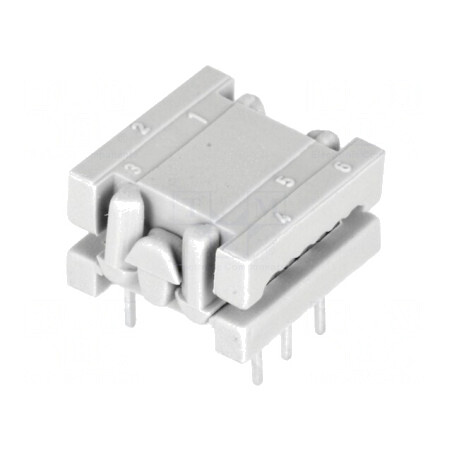 Adaptor IDC 6 PIN 7,62mm THT pentru cablu-bandă 1,27mm | Electronic-mag.ro | Componente Electronice