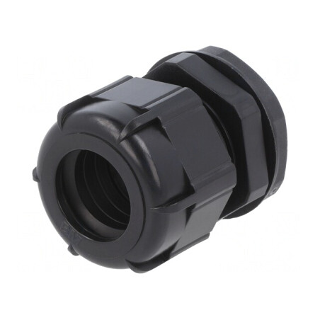 Garnitură de etanșare M25 1.5 IP68 Neagră Poliamidă | Electronic-mag.ro | Componente Electronice