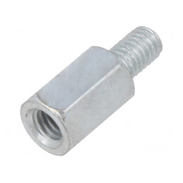 Piuliţă-distanţieră filetată 15mm M6/M6 | Electronic-mag.ro | Componente Electronice