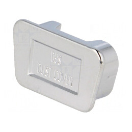 Capac de protecție metalizat pentru conectori D-Sub 9 și D-Sub HD 15 pin