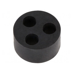 Insert Presetupă 6mm M25 IP68 Cauciuc NBR 3 Orificii | Electronic-mag.ro | Componente Electronice