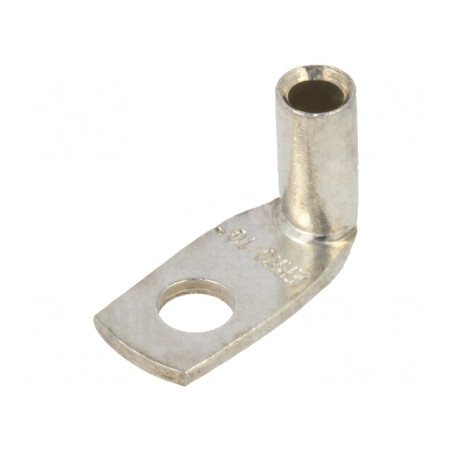 Vârf Inelar Tubular M6 10mm2 Crimpat 90° | Electronic-mag.ro | Componente Electronice