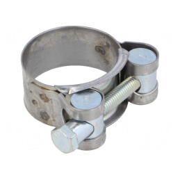 Colier cu Șurub 20mm Oțel Cromat AISI 430 | Electronic-mag.ro | Componente Electronice