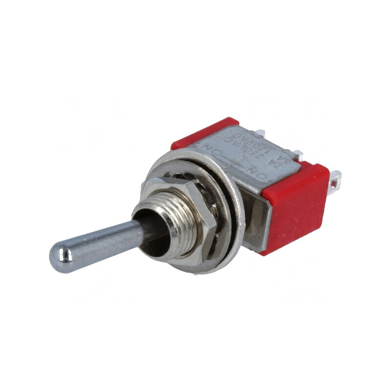 Comutator Basculant ON-OFF-ON 3 Pozitii 2A/250V 5A/28V | Electronic-mag.ro | Componente Electronice