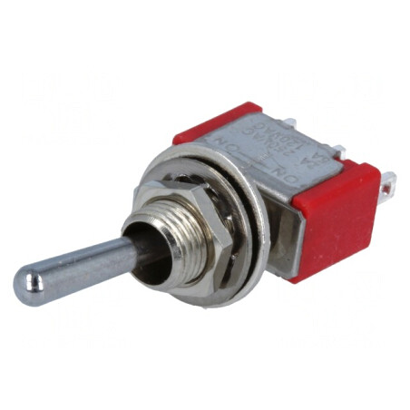 Comutator Basculant ON-OFF-ON 3 Pozitii 2A/250V 5A/28V | Electronic-mag.ro | Componente Electronice