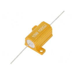 Rezistor Bobinat cu Radiator 100Ω 10W ±5% | Electronic-mag.ro | Componente Electronice