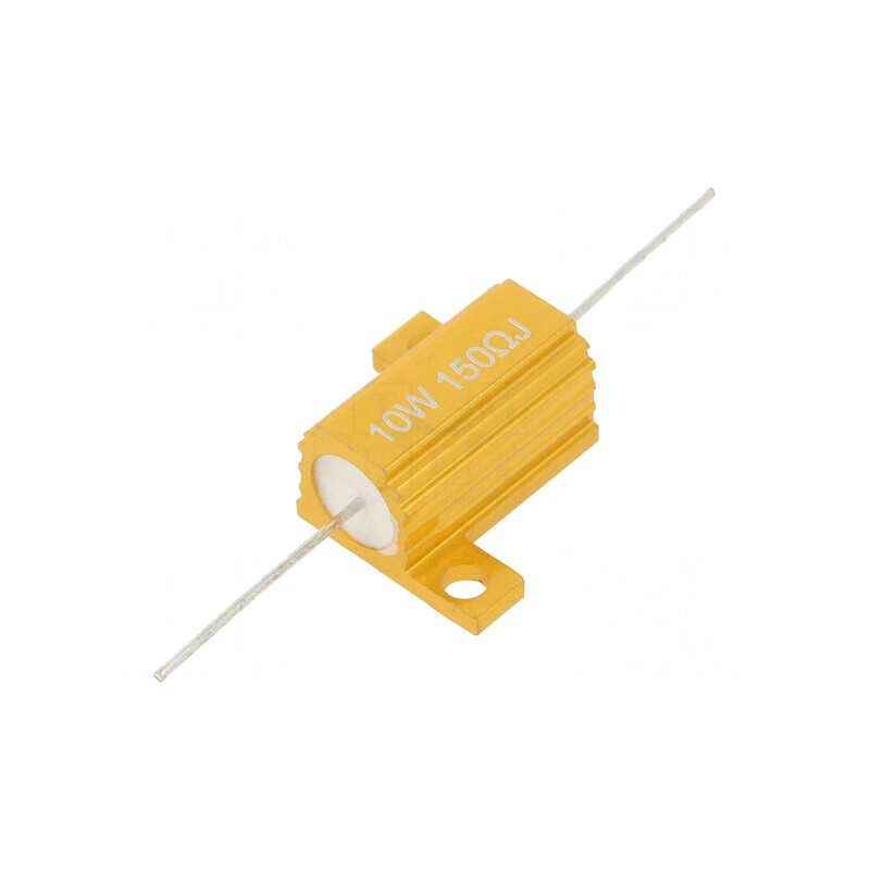Rezistor bobinat cu radiator 150Ω 10W ±5% | Electronic-mag.ro | Componente Electronice