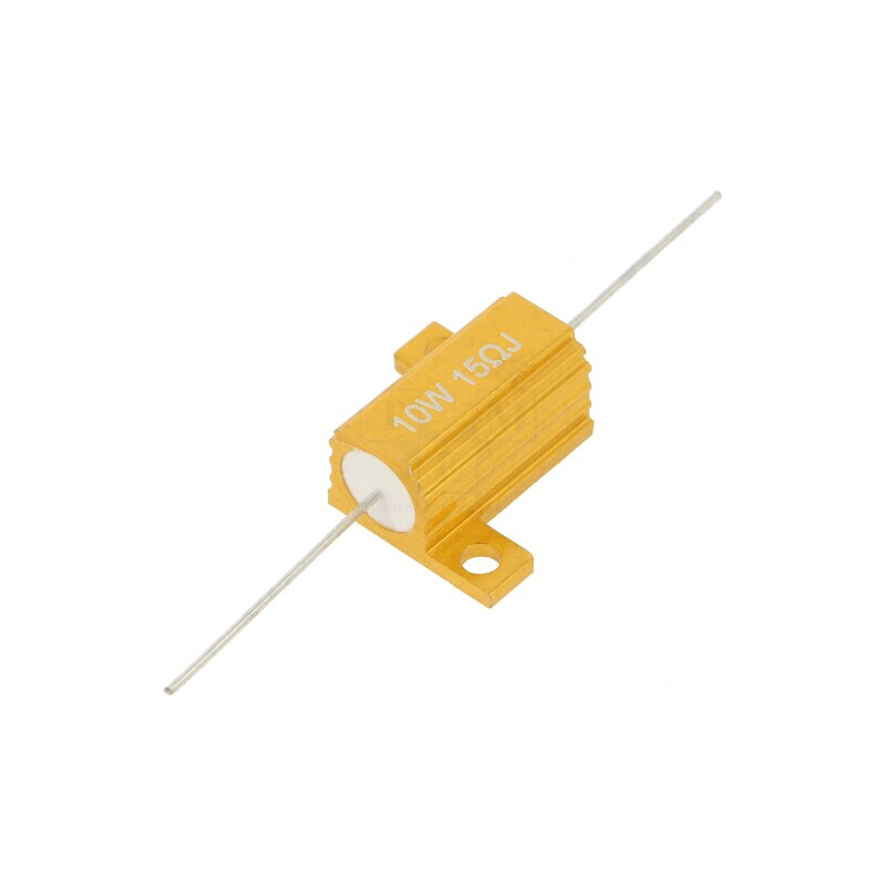 Rezistor Bobinat 15Ω 10W ±5% Cu Radiator | Electronic-mag.ro | Componente Electronice