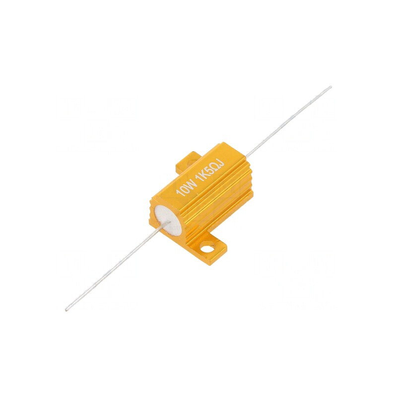 Rezistor Bobinat cu Radiator 1,5kΩ 10W 5% 30ppm/°C | Electronic-mag.ro | Componente Electronice