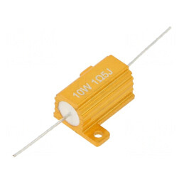 Rezistor Bobinat cu Radiator 1,5Ω 10W ±5% 50ppm/°C pentru Lipit | Electronic-mag.ro | Componente Electronice