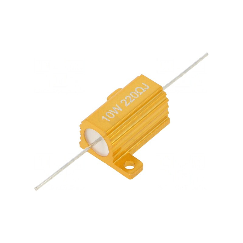 Rezistor Bobinat cu Radiator 220Ω 10W ±5% | Electronic-mag.ro | Componente Electronice Rezistor Bobinat cu Radiator 220Ω 10W ±5% | Electronic-mag.ro | Componente Electronice
