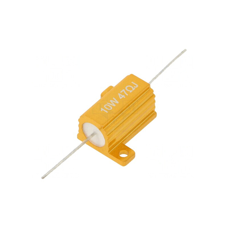 Rezistor Bobinat cu Radiator 47Ω 10W ±5% | Electronic-mag.ro | Componente Electronice