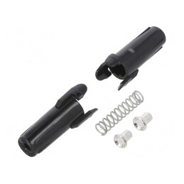 Clemă Electrică 6,3x32mm 20A Neagră | Electronic-mag.ro | Componente Electronice