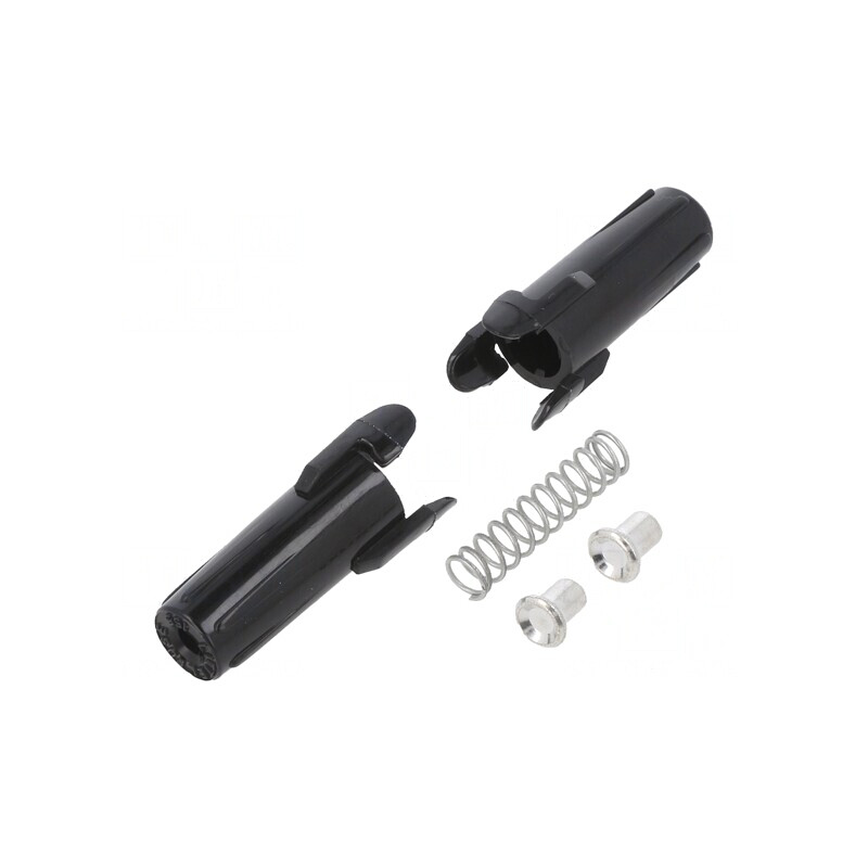 Clemă Electrică 6,3x32mm 20A Neagră | Electronic-mag.ro | Componente Electronice