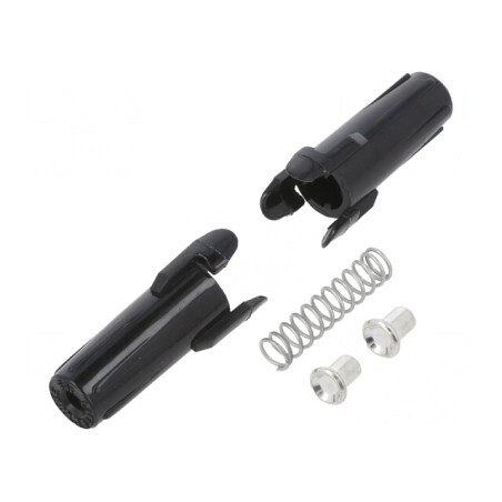 Clemă Electrică 6,3x32mm 20A Neagră | Electronic-mag.ro | Componente Electronice