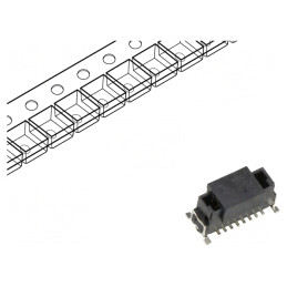 Conector PCB-PCB Tată 12 Pin 1.27mm SMT Archer Kontrol | Electronic-mag.ro | Componente Electronice