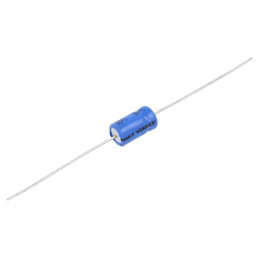 Condensator electrolitic THT 22uF 63V 6x10mm | Electronic-mag.ro | Componente Electronice