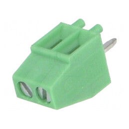 Regletă de conexiuni PCB 90° 2,54mm 2 piste 6A | Electronic-mag.ro | Componente Electronice