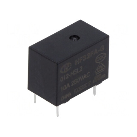 Releu Electromagnetic SPST-NO 12VDC 10A | Electronic-mag.ro | Componente Electronice