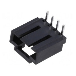 Soclu Cablu-Placă Tată 2,54mm 4 Pin 90° THT | Electronic-mag.ro | Componente Electronice