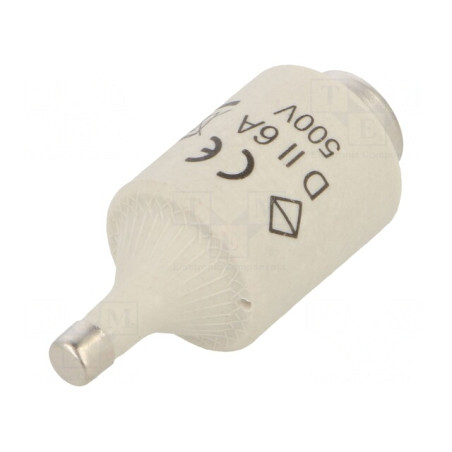 Siguranță gG 6A 500VAC DII Ardere Rapidă | Electronic-mag.ro | Componente Electronice