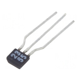 Tranzistor NPN Bipolar 50V 0.1A 0.3W TO92 R1 10kΩ