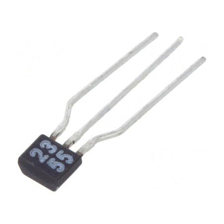 Tranzistor NPN Bipolar 50V 0.1A 0.3W TO92 R1 10kΩ | Electronic-mag.ro | Componente Electronice
