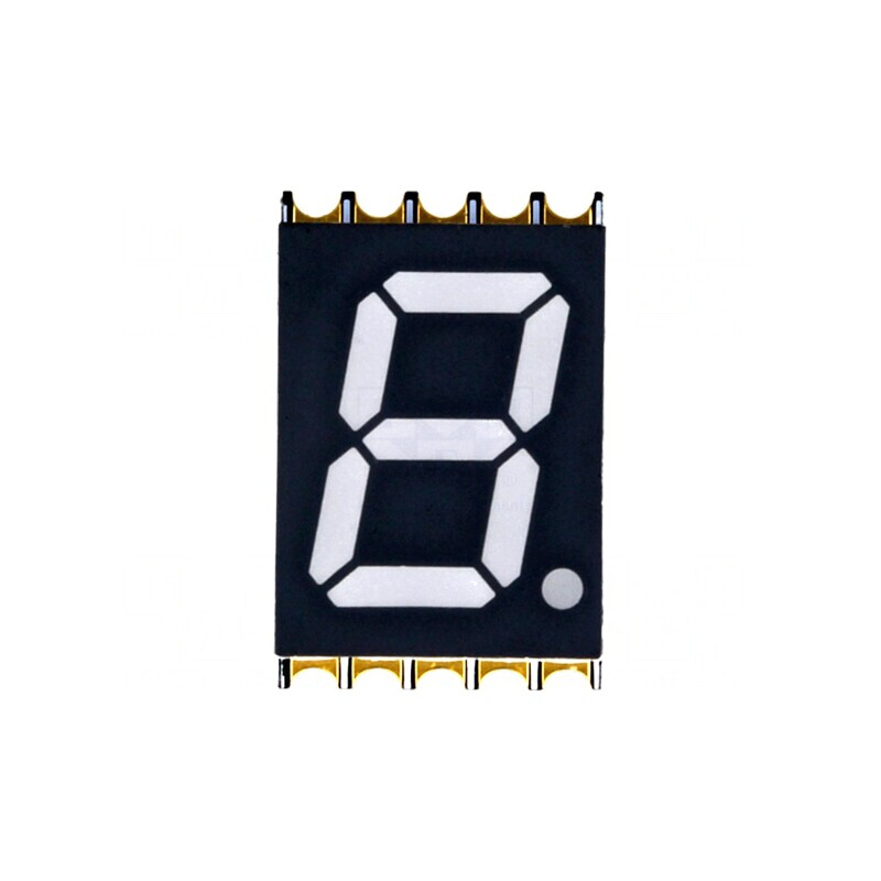 Afișaj LED 7 Segmente 10mm Roșu | Electronic-mag.ro | Componente Electronice