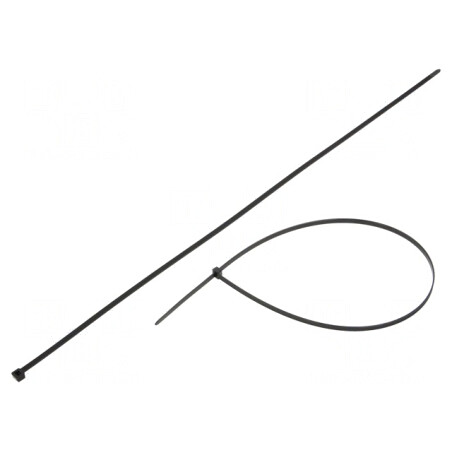 Colier de strângere negru 760mm x 7,6mm poliamidă | Electronic-mag.ro | Componente Electronice