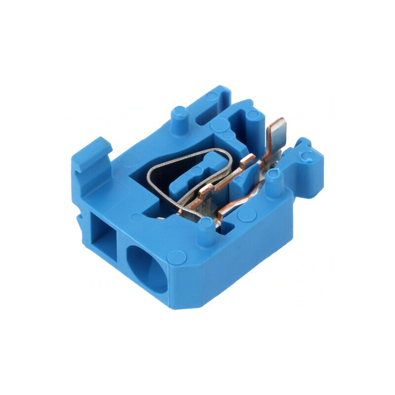 Îmbinare Șine 1,5mm2 Piste 1 Bornă Albastră WEMID | Electronic-mag.ro | Componente Electronice