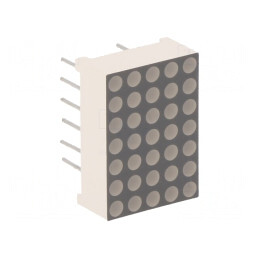 Afişaj LED Matrice 5x7 Roşu 12,7x17,8x6,3mm | Electronic-mag.ro | Componente Electronice