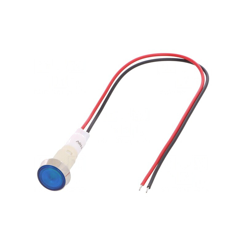 Lampă LED Control Albastră 110V Ø10mm | Electronic-mag.ro | Componente Electronice