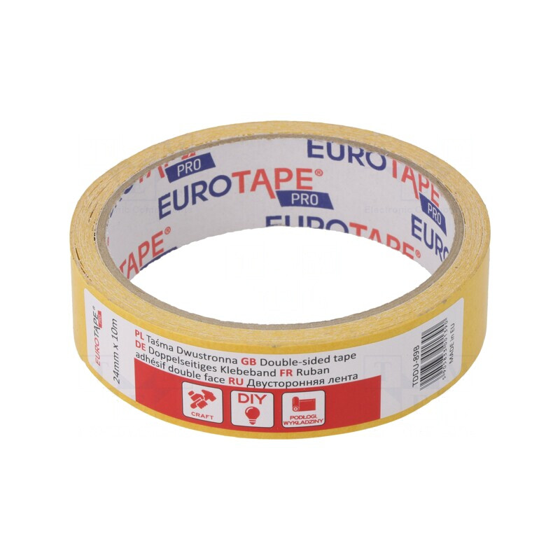 Bandă de Fixare Dublă 24mm x 10m Adeziv Acrilic | Electronic-mag.ro | Componente Electronice Bandă de Fixare Dublă 24mm x 10m Adeziv Acrilic | Electronic-mag.ro | Componente Electronice