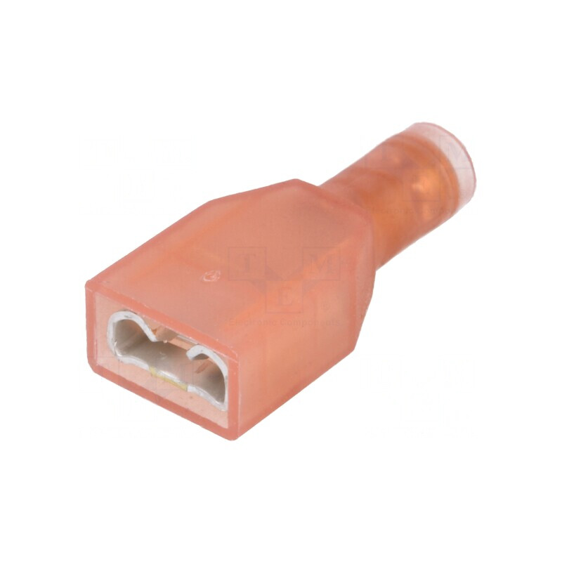 Terminal Plat Crimpat pe Cablu 6.3mm Mamă 0.3-0.75mm2 | Electronic-mag.ro | Componente Electronice