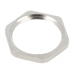 Piuliţă PG13,5 Alamă Nichelată 100-300°C | Electronic-mag.ro | Componente Electronice