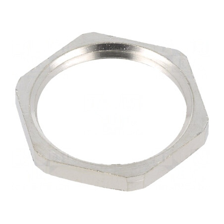 Piuliţă PG13,5 Alamă Nichelată 100-300°C | Electronic-mag.ro | Componente Electronice